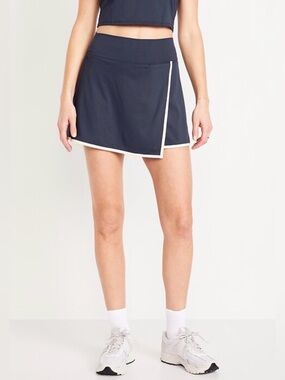 Old Navy Powersoft Faux Wrap Skort
